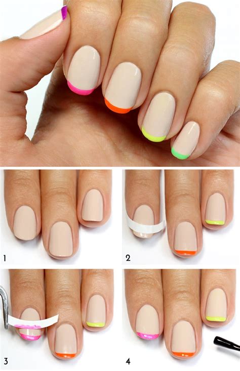 Easy French Tip Nail Hacks YouTube