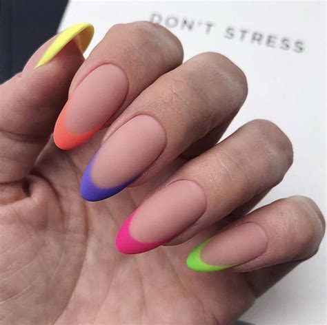 French Nails Multicolor: A Trendy And Fashionable Nail Art In 2023