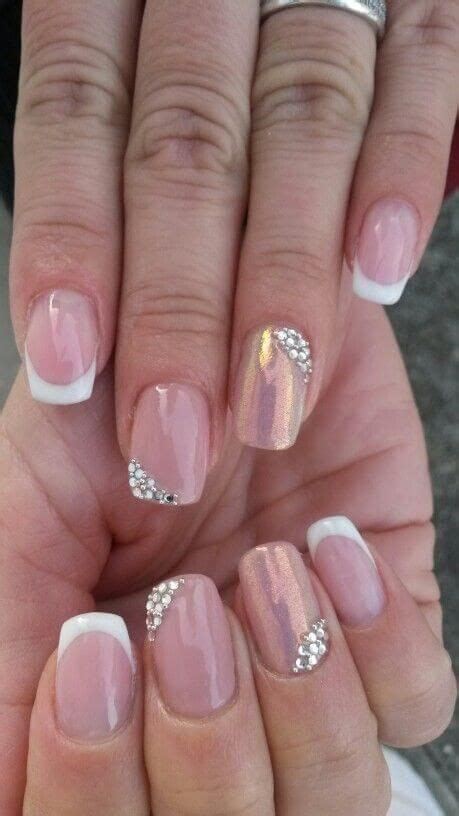 French Nails Z Cyrkoniami: The Latest Trend In Nail Art
