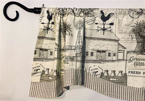 French Country Style Kitchen Curtains