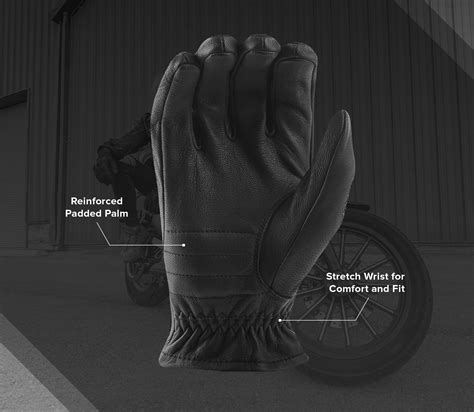 Highway 21 Recoil Leather Motorcycle Gloves