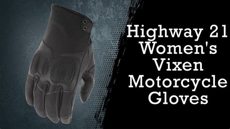 Highway 21 Women's Vixen Motorcycle Gloves