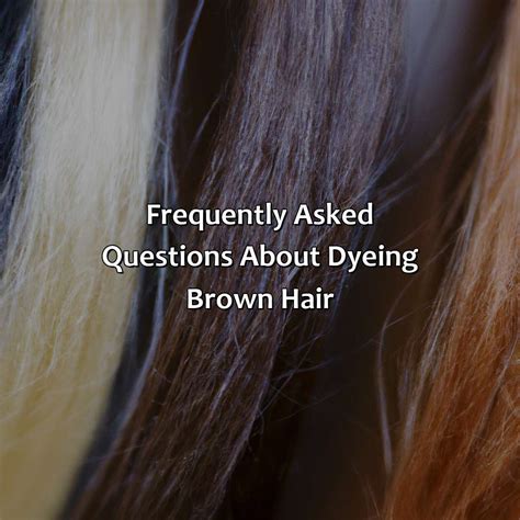 Frequently Asked Questions About Hair Dye