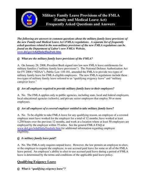 Frequently Asked Questions About Paying For Military Leave