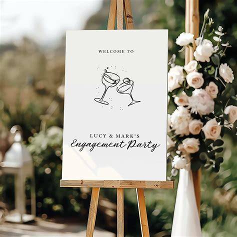 Frequently Asked Questions about Engagement Party Welcome Signs