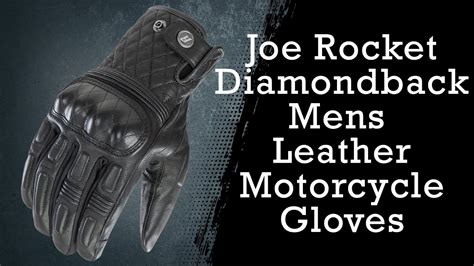 FAQ Joe Rocket Diamondback Men's Leather Motorcycle Gloves