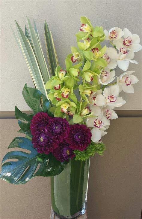 Fresh Orchid Flower Arrangements