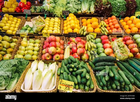 Fresh fruits and vegetables