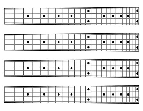 Fret Scale Template