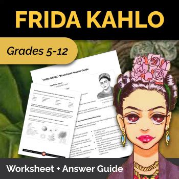 Frida Kahlo Worksheet Answers