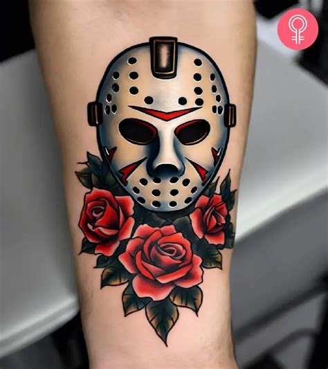 Friday The 13th Jason Mask Tattoos