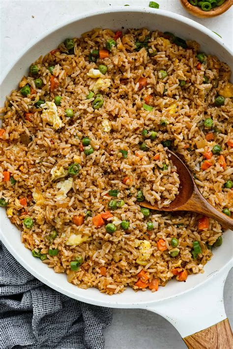 Options of Fried Rice Grains