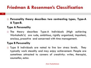 Friedman And Rosenman Personality Test