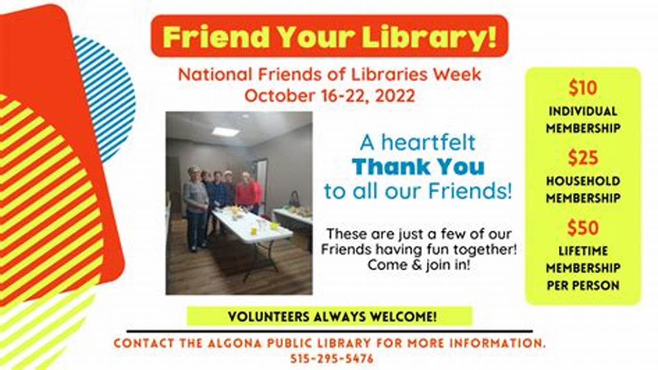 Friends Of The Library 2024