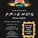 Friends Themed Invitation Template Free