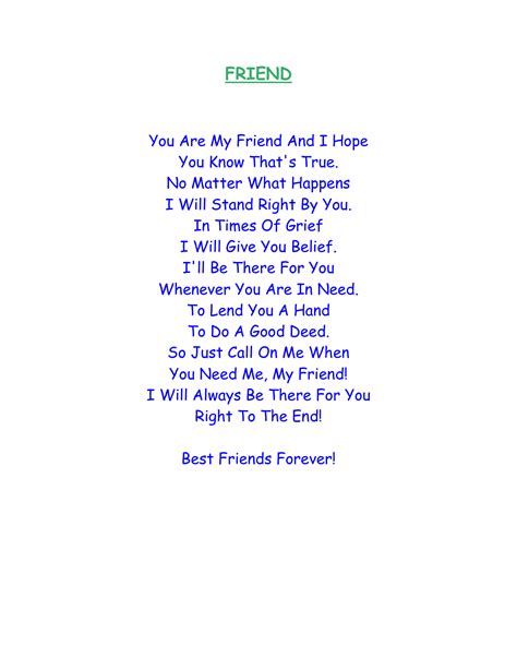 Friends Quotes Rhyme