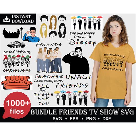Unleash Your Creativity with the Ultimate Friends SVG Bundle - Elevate Your Crafting Game Now!
