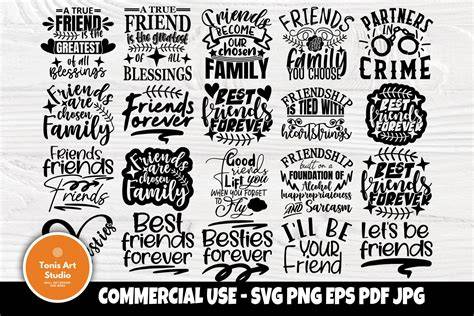10 Best Friends SVG Files to Capture the Essence of Your Squad and Unleash Your Inner Creativity!