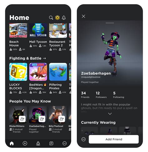 Friends and Social Features on My Roblox Account