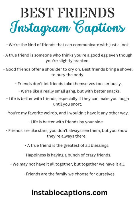 Friends quotes for Instagram