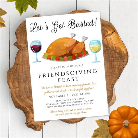 Friendsgiving Invite Template
