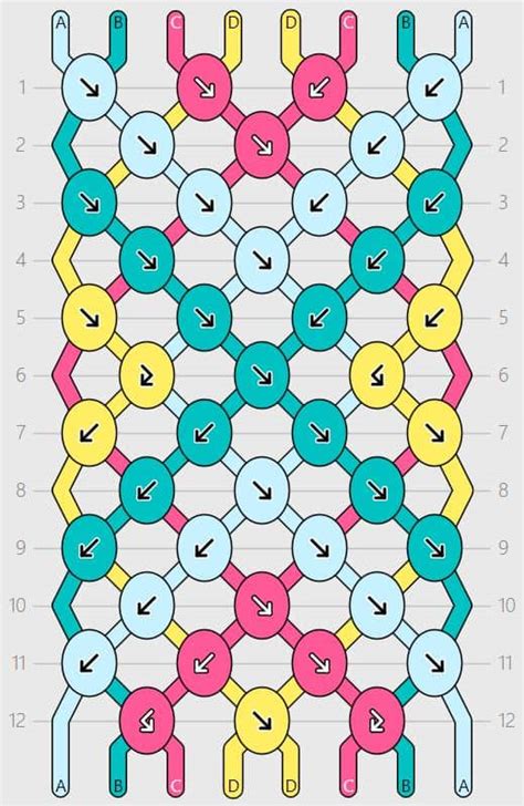 Friendship Bracelet Pattern Generator