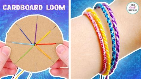 Friendship Bracelets With Cardboard