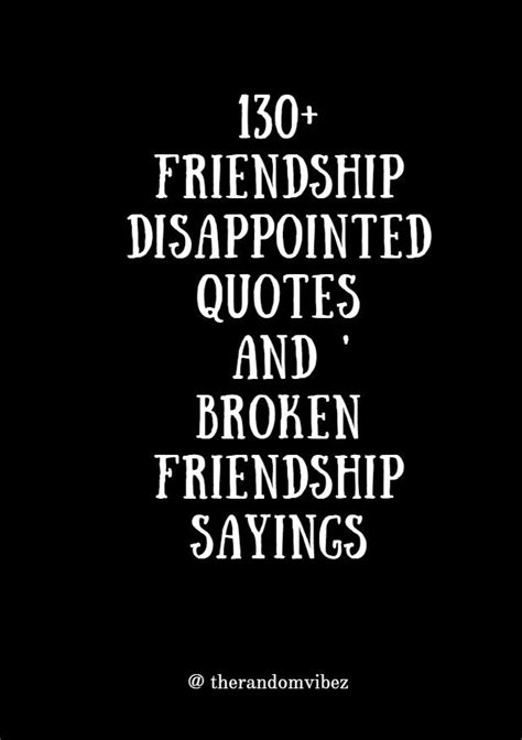 Friendship Disappointment Quotes