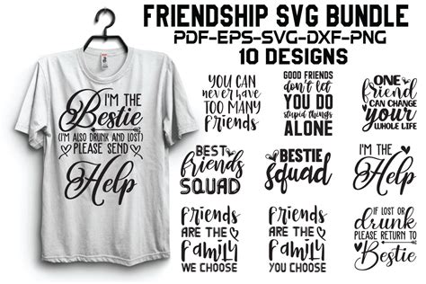 Download Friendship Friends SVG Bundle Commercial Use For Crafts
