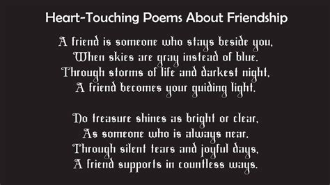 Friendship Poems Poetry Guide For 2026