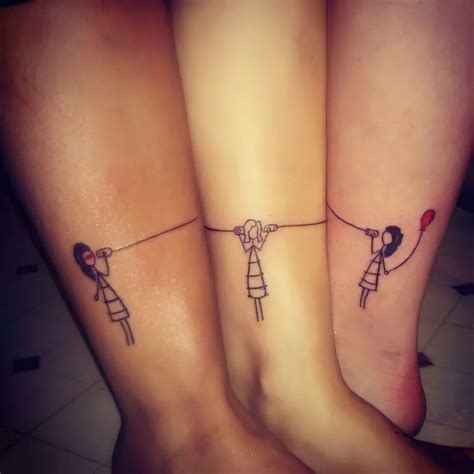 Friendship Tattoos For Three