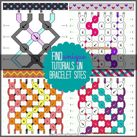 Friendship bracelet patterns