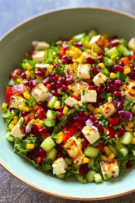 Frischer Grillsalat