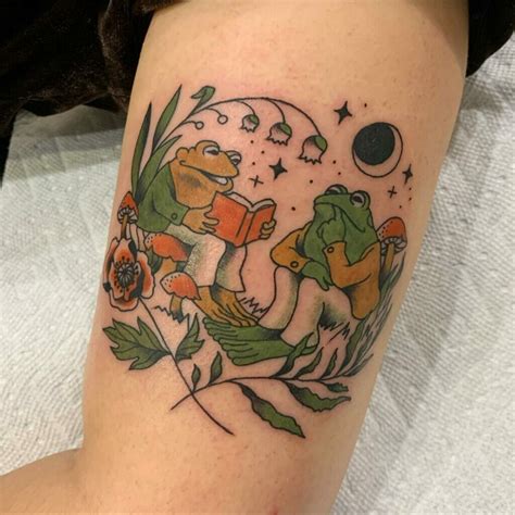 Frog And Toad Tattoo