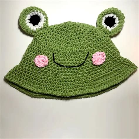 Frog Bucket Hat Crochet Pattern