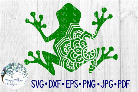 Download Frog Mandala, Animal Cut File For Crafts
