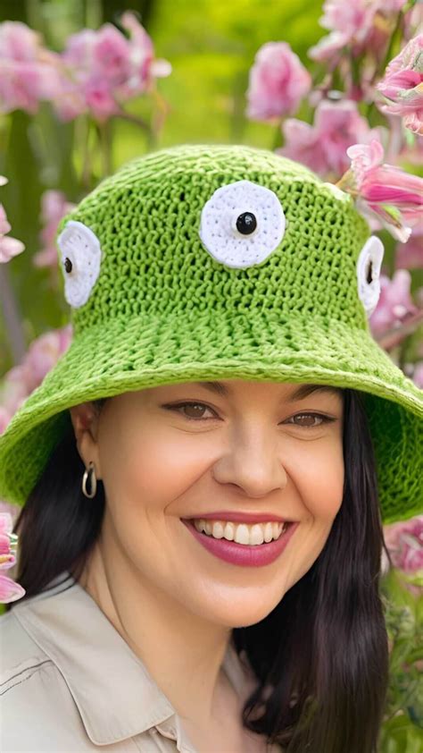Froggy Bucket Hat Crochet