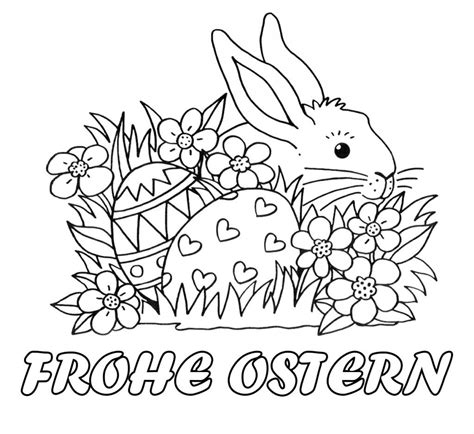 Frohe Ostern Ausmalbilder