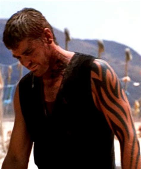 Clooney as Seth Gecko with the From Dusk Till Dawn