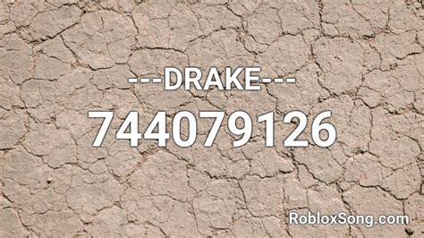 From Time - Drake Roblox ID - Roblox music codes