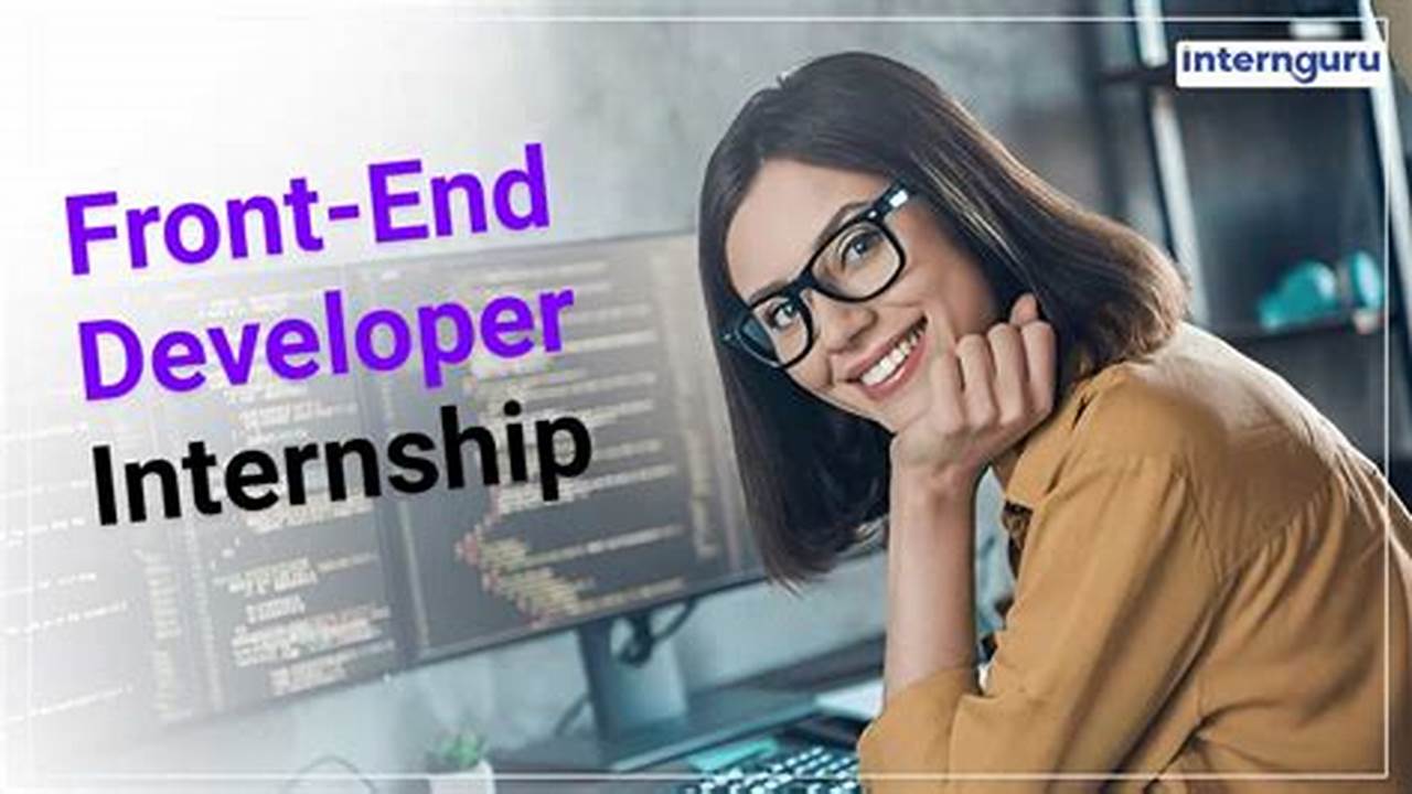 Front End Developer Internship Summer 2025