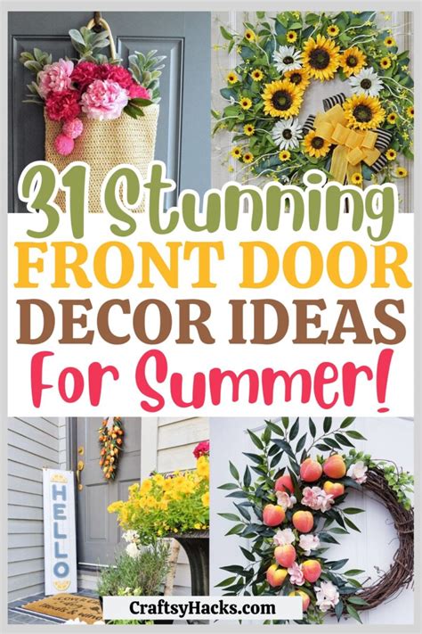 Front Door Decorations For Spring And Summer