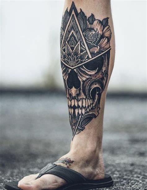 Front Leg Tattoo