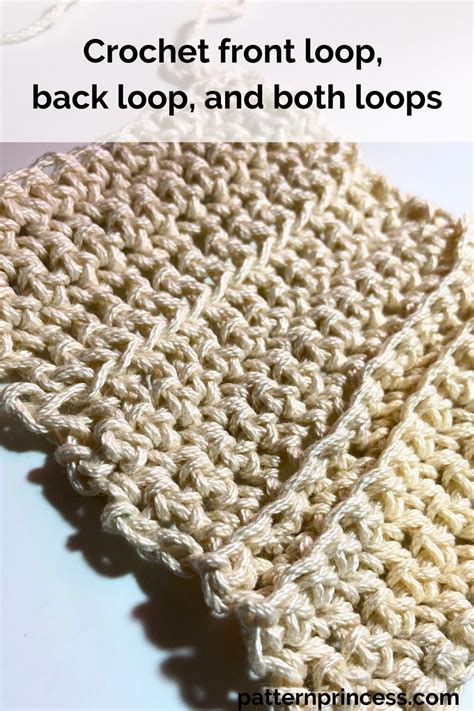 Front Loop Back Loop Crochet