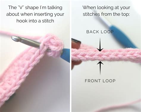 Front Loop Vs Back Loop Crochet