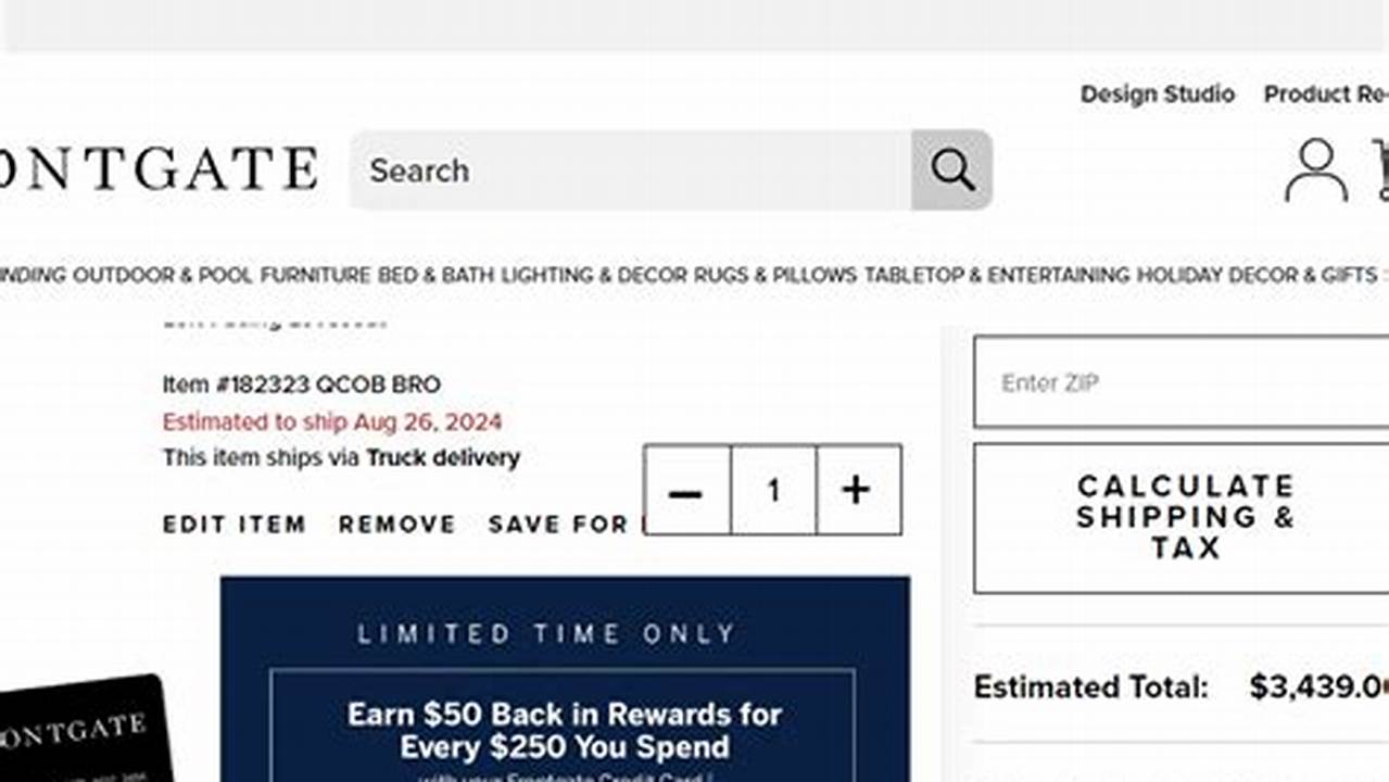 Frontgate Offer Code 2024