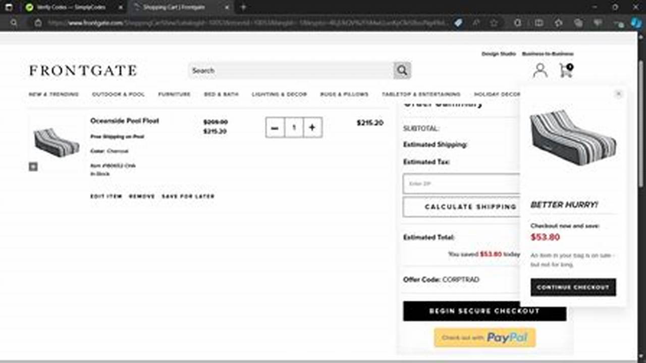 Frontgate Promo Code 2024