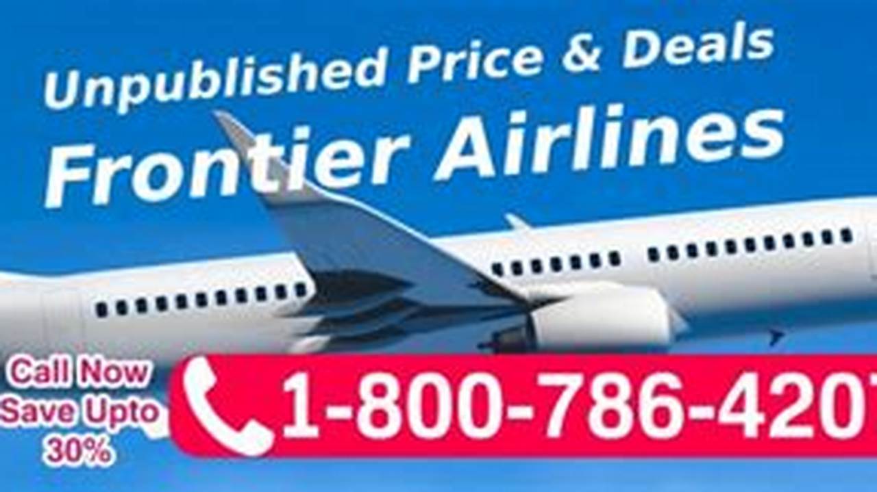 Frontier Promo Code March 2024 Discount Code