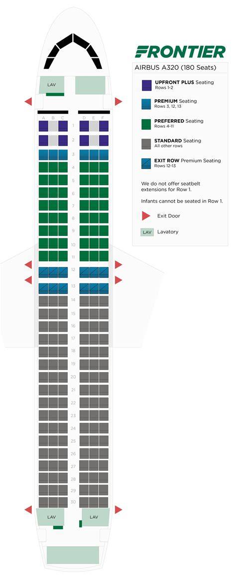 Frontier Airline Seating Chart