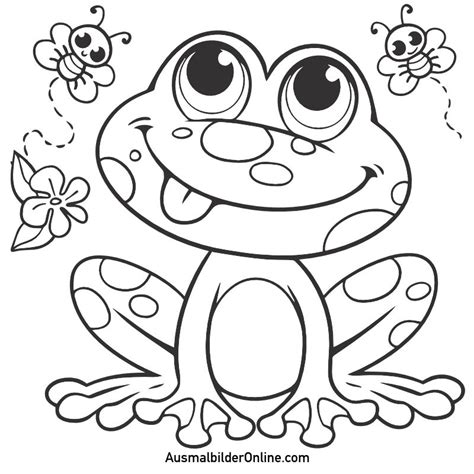 Frosch Malvorlage